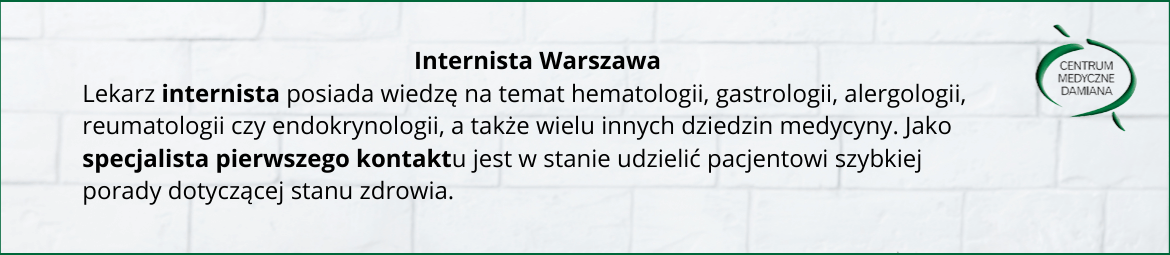 Internista Warszawa