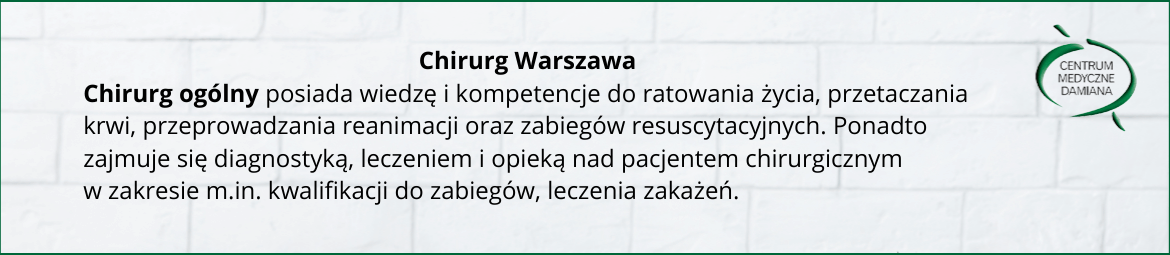 Chirurg Warszawa