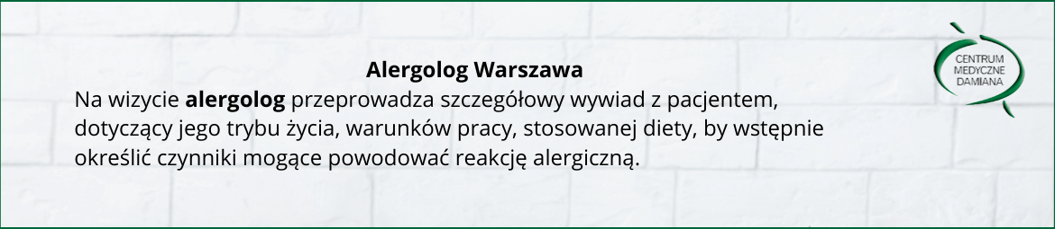 Alergolog Warszawa