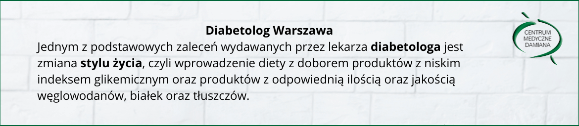 Diabetolog Warszawa