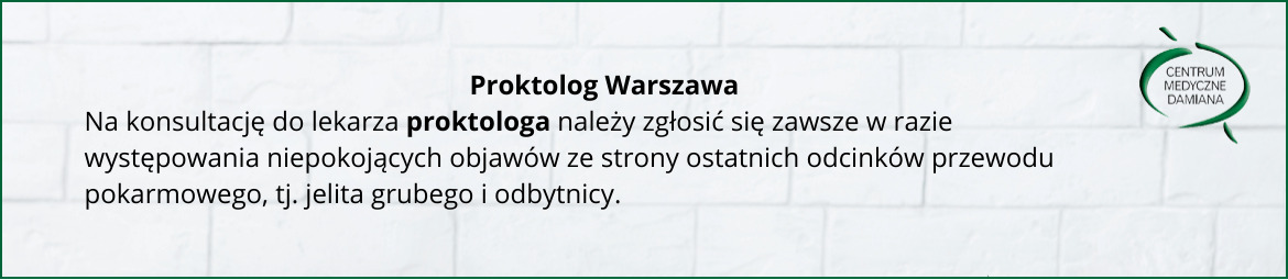 Proktolog Warszawa