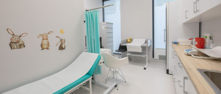 Gabinet pediatryczny w CMD Kolejowa