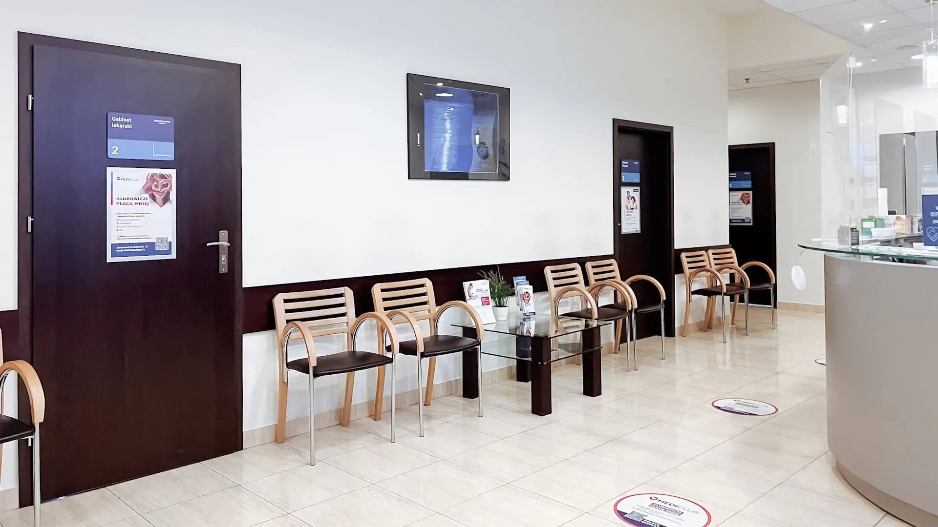 Waiting room at Turzyn Medical Center