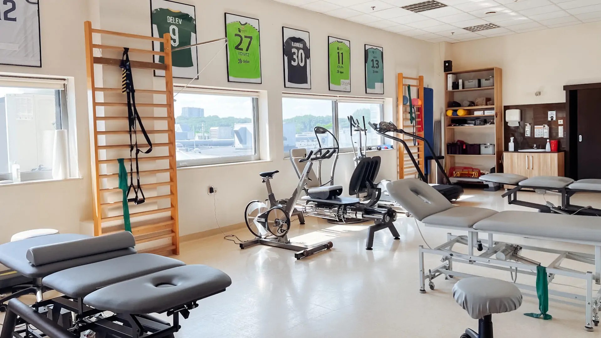 Rehabilitation room at Turzyn Medical Center