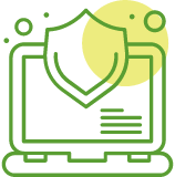 Ikona monitora i&nbsp;tarczy