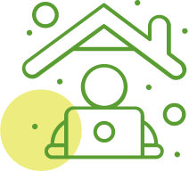 Ikona użytkownika pod dachem