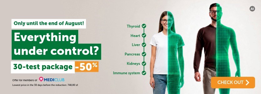 Everything under control? 30-test package -50% only until the end of August!