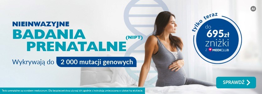 Nieinwazyjne badania prenatalne NIPT. Tylko teraz do 695 zł zniżki